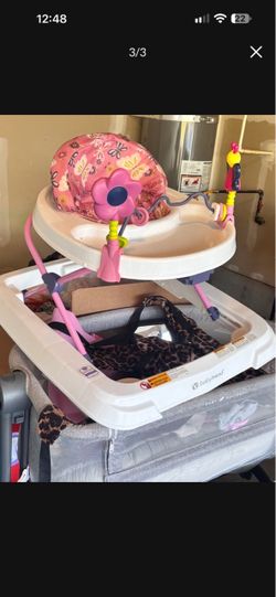 Baby Trend Baby Walker Pink Butterfly