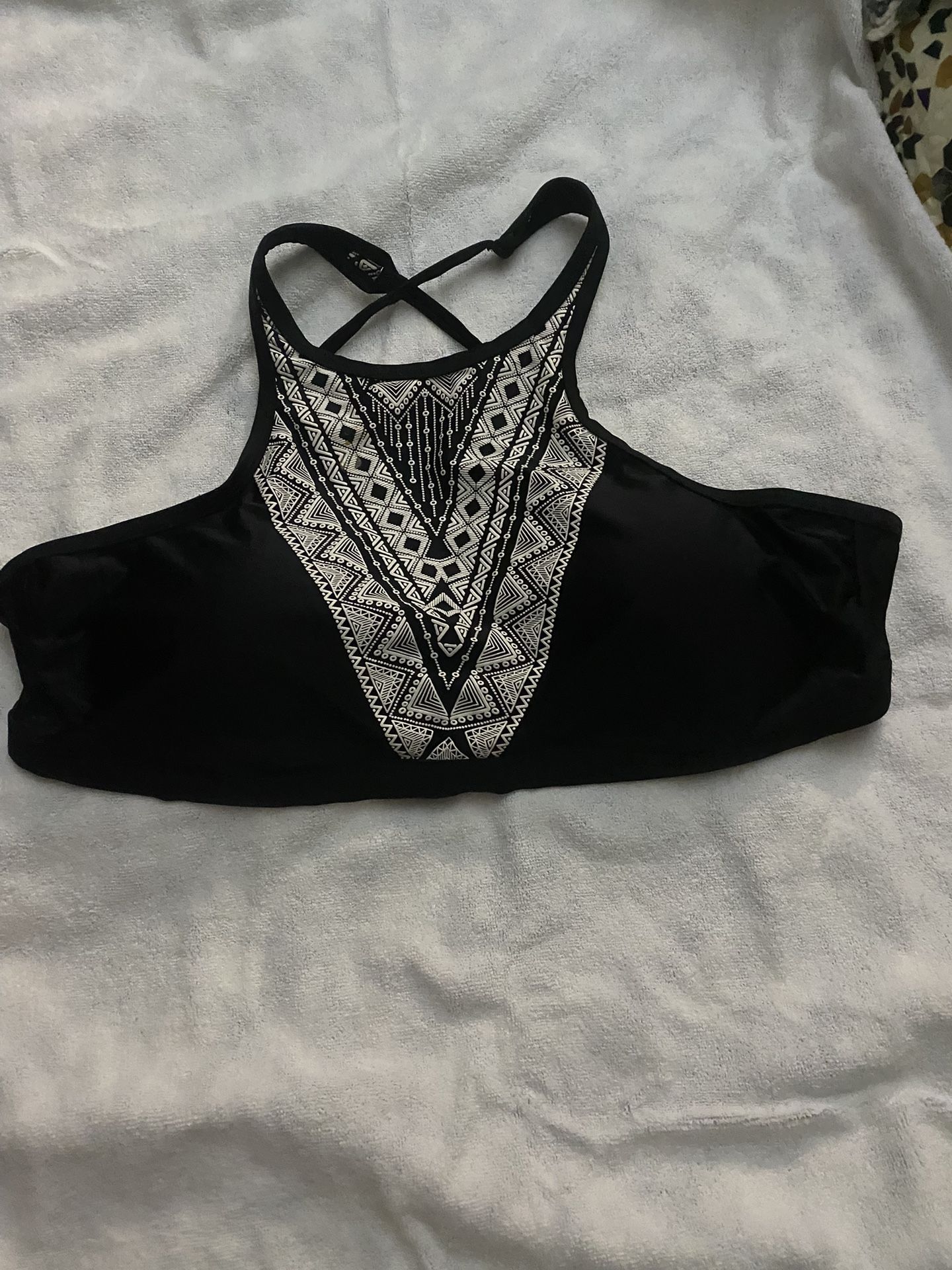 Black Halter Top 2XL