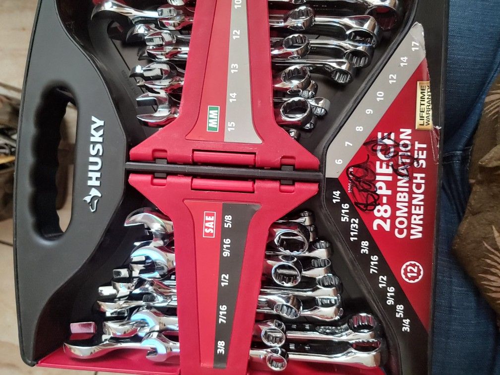 New husky 28 pieces combination wrench set