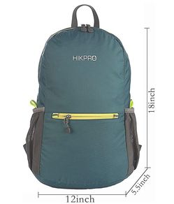 HIKPRO 20L Lightweight Packable Backpack
