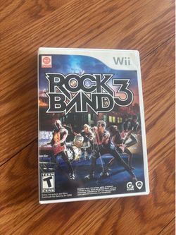 Rock Band 3 Nintendo Wii game