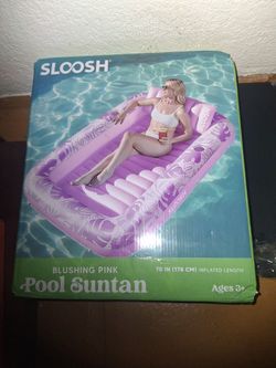Sloosh lounging tube great for the pool