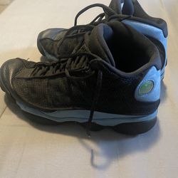 Air Jordan 13s Black And Blue Size 10