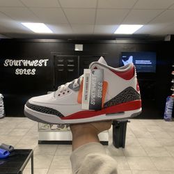 Jordan 3 Fire Red Size 13 Available In Store!