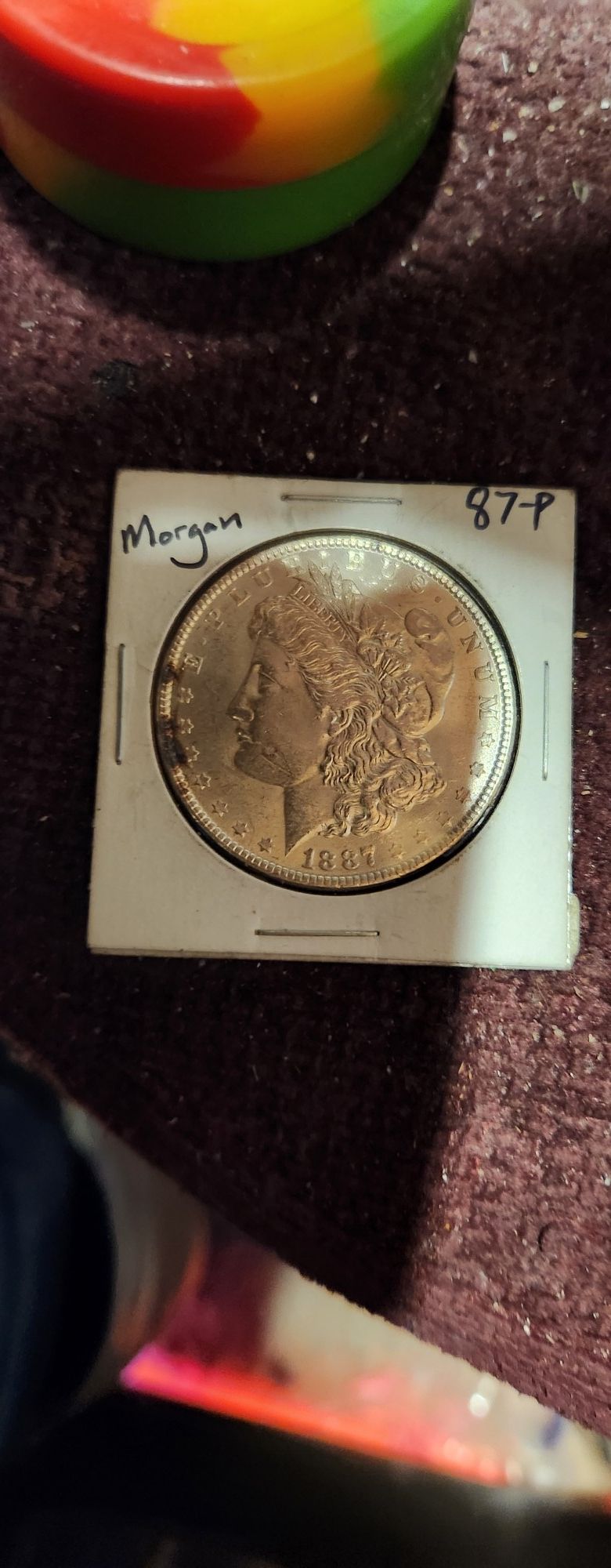 1887-P Morgan Silver Dollar