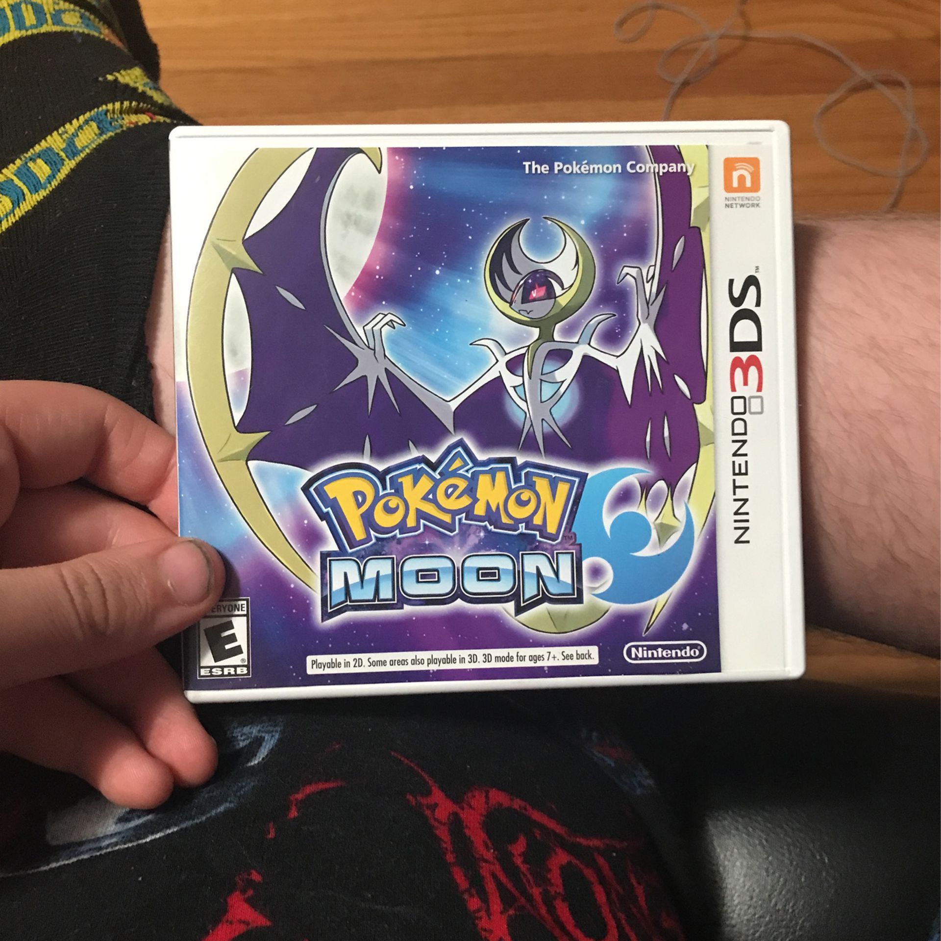 (READ DESCRIPTION) Nintendo 3Ds Rare Pokémon Moon Video Game WITH Z RING Alola Gen 7