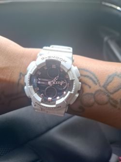 Casio G-Shock White Ana-Digi Watch