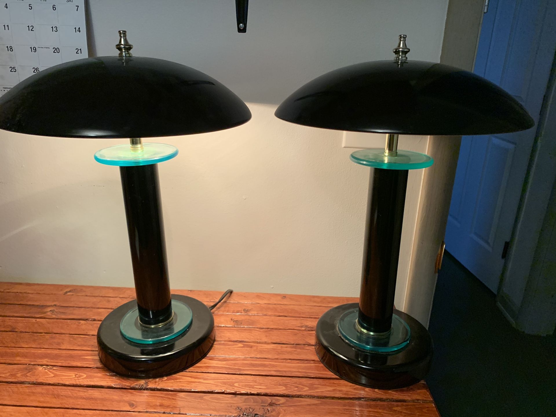 Touch desk lamps
