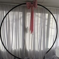 Heavy Duty 7ft Round Arch Backdrop Stand