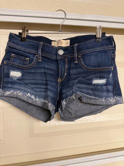 Hollister Distressed Denim Shorts Size 3