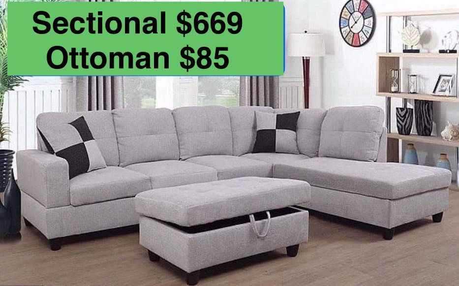 💫FREE DELIVERY💫Brand New Sectional Sofa Couch