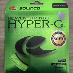 Solinco Hyper-G Soft Tennis Strings 16L Gauge/ 1.25mm for Sale in