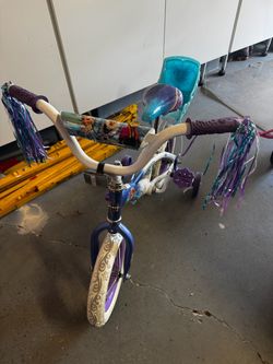 Huffy Disney Frozen 16” Kids Bike w/ Training Wheels – $50