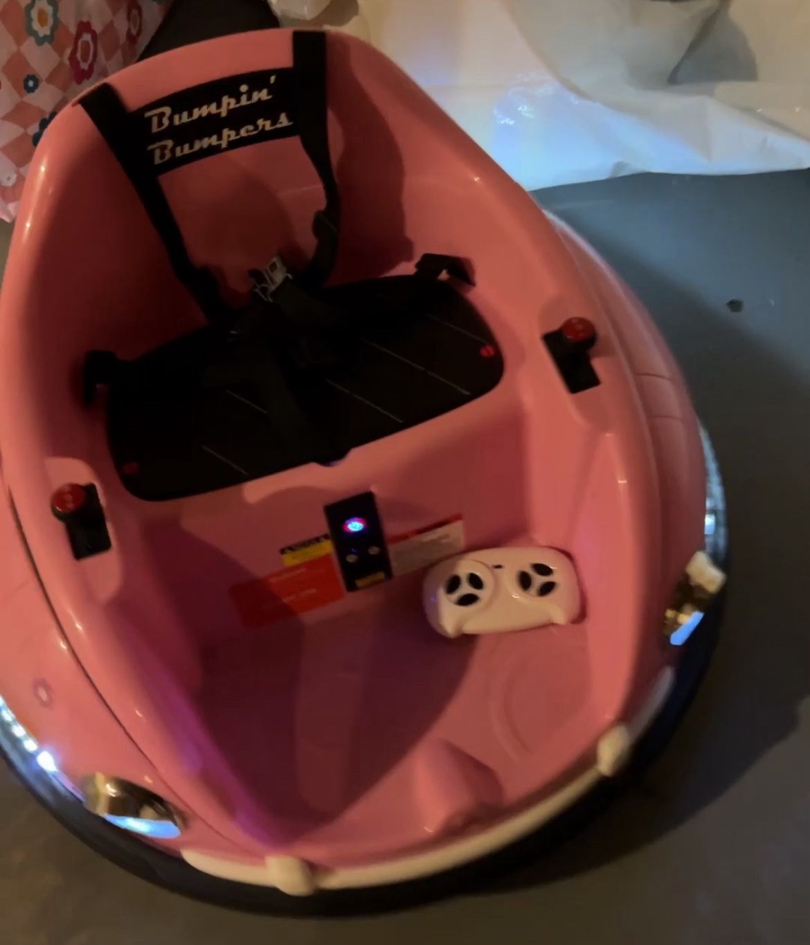 Kid/toddler Remote Control Bumper Car