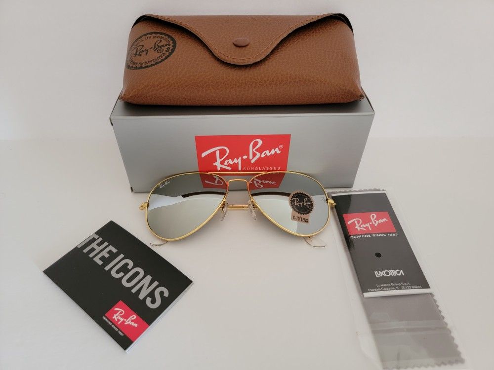 Ray Ban Aviator Classic  RB3025 / 58mm Green G-15  Lens