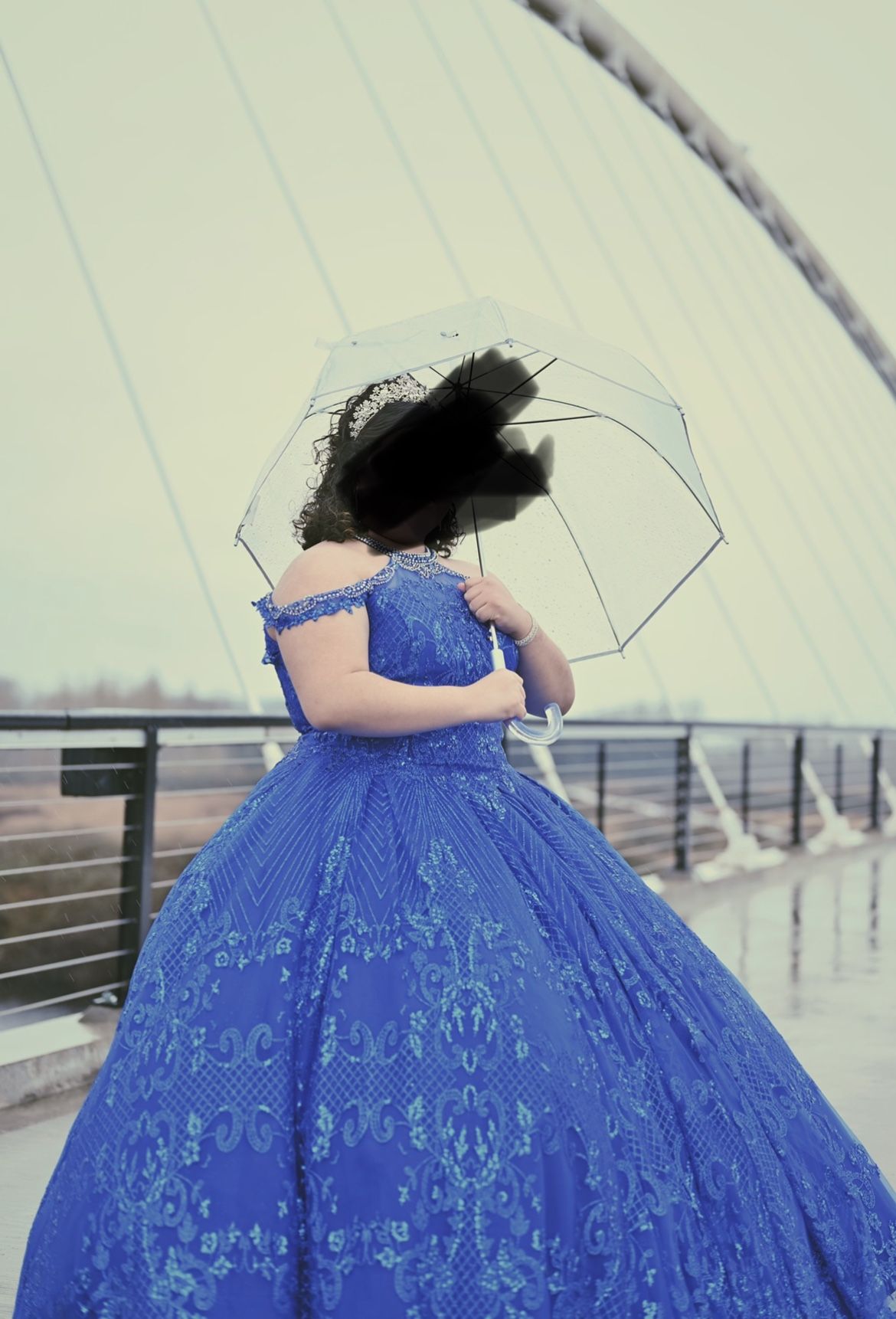Royal blue Quince Dress