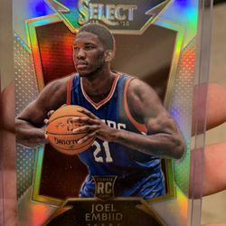 2014 NBA Panini Select Joel Embiid ROOKIE 