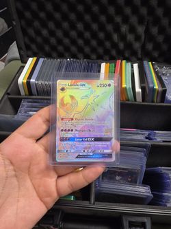 Lunala GX Rainbow Rare Pokémon Card 153/149