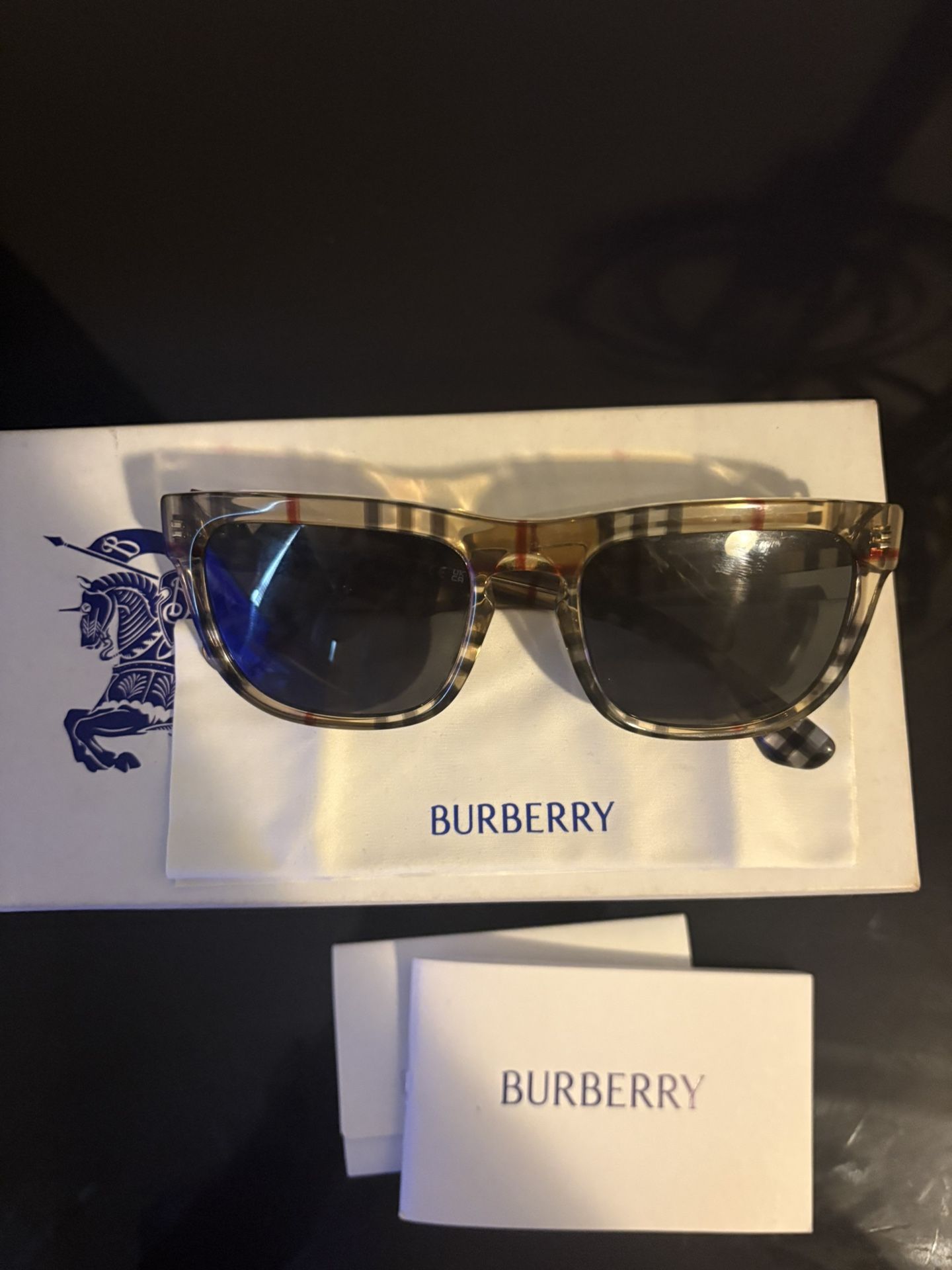 Burberry glasses Vintage check - Dark grey lens