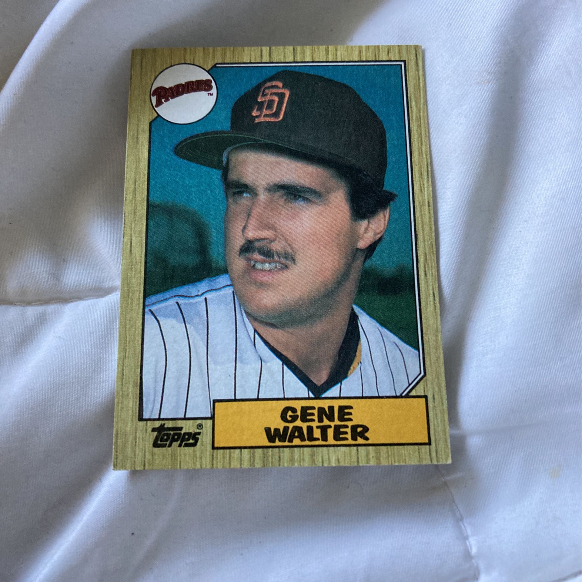 Gene Walter Tops Baseball Card