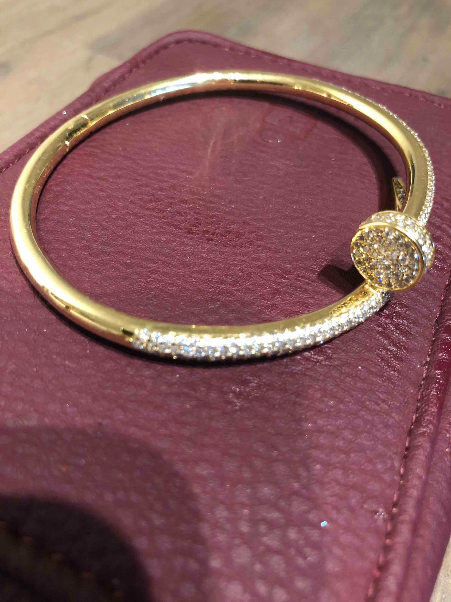 VALENTINE'S DAY ❤14k gold Cartier Love bracelet W\ 2.8 k diamonds
