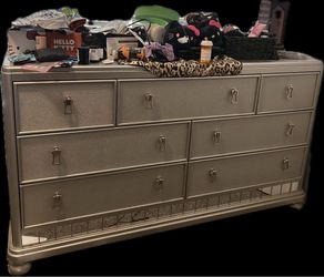 Full size bed frame and dressers