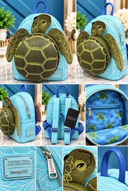 Loungefly x SeaWorld Sea Turtle Mini Backpack