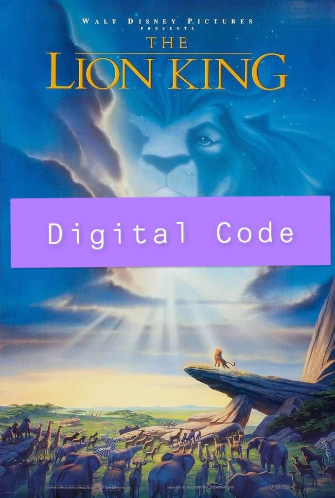 Digital Code: Disney The Lion King 4K[animated] (For Trade)