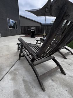 Steamer Chair B (Teak )