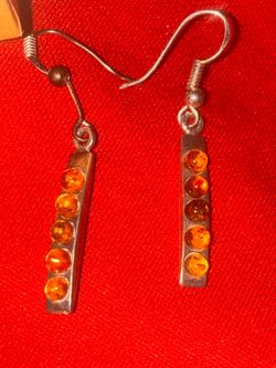 GOLD AMBER EARRINGS
