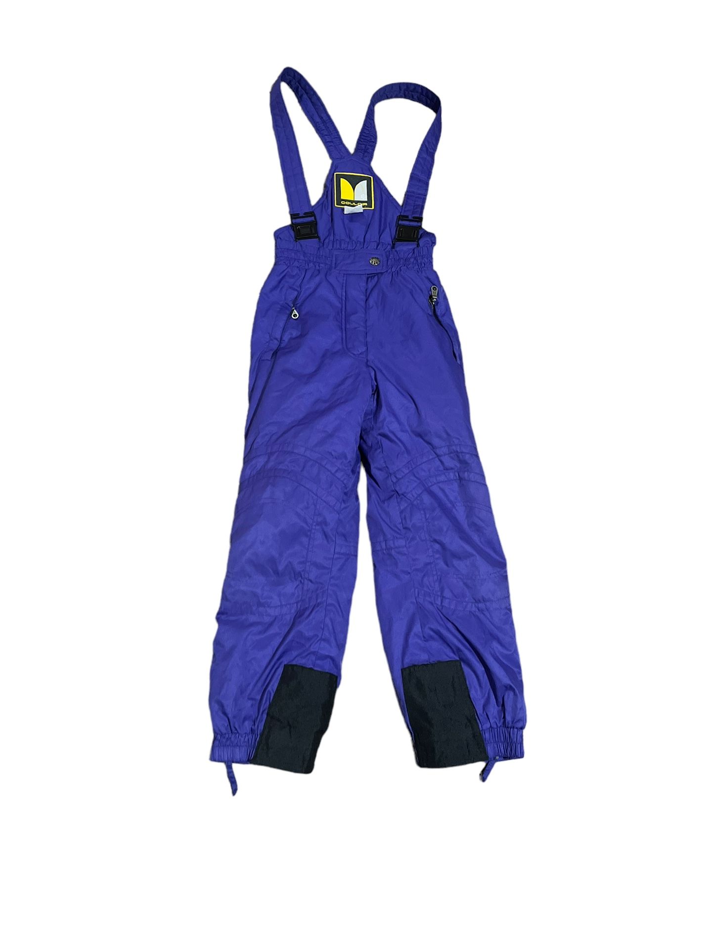 VTG Ski Pants Womens SZ 8 COULOIR Snowboard Ski Suit Snow Blue