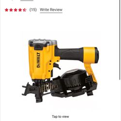 DeWalt 15 deg Coil Roofing Nailer