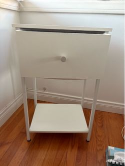White Amazon nightstand