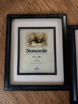 Black Wood Frames X2