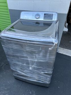 Samsung Top Load Washer – Stainless Steel – Works Great – $200