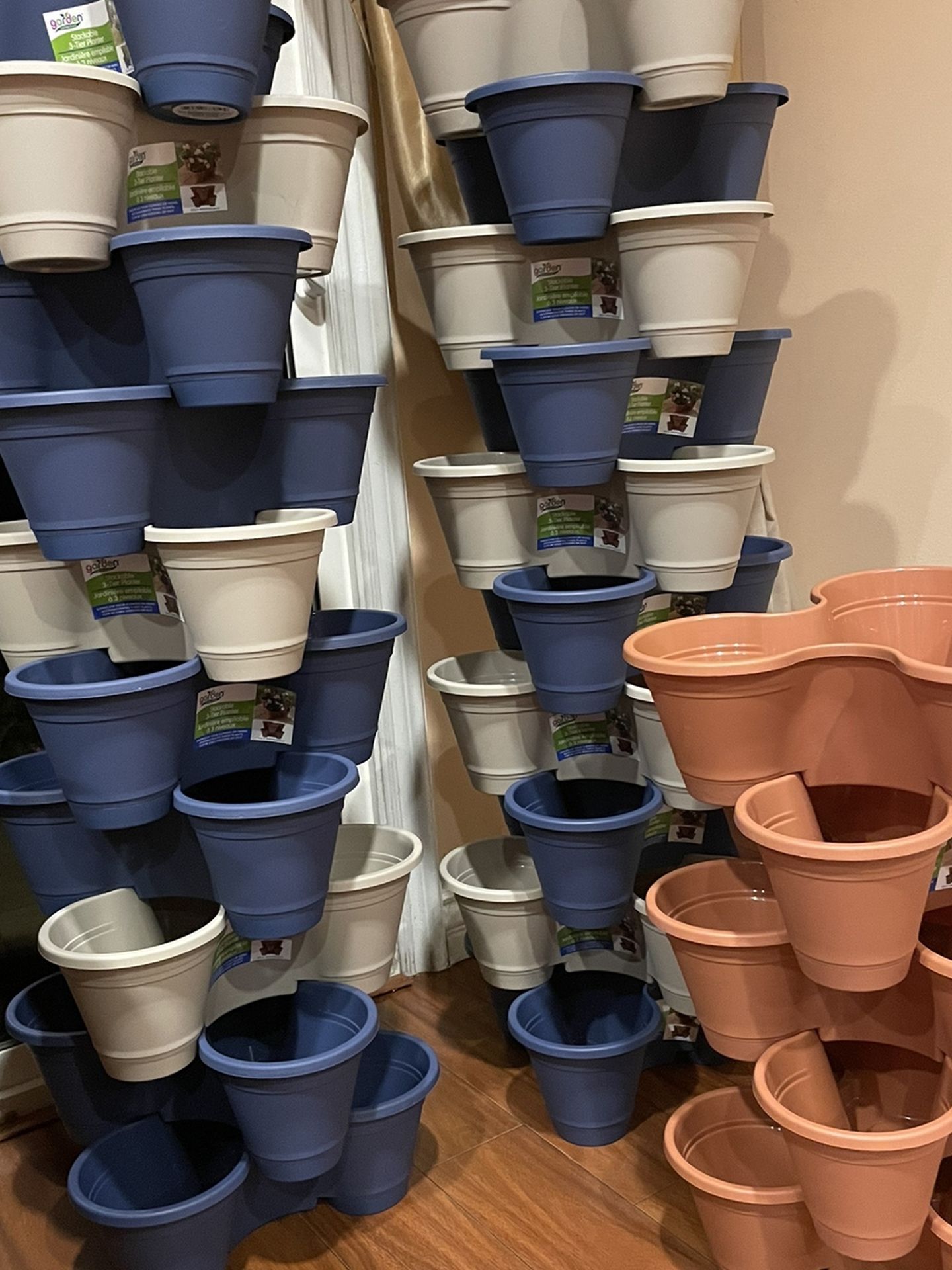 Flower Pots ;Three In One , Price For Each Pot