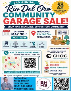 3rd Annual Community Garage Sale