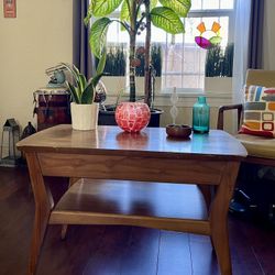 Merman Antique Mid Century Modern Side Table 