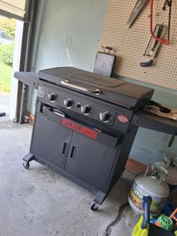 4 burner flat iron grill