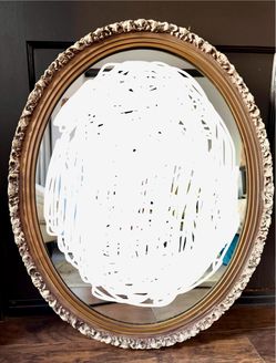 Vintage Oval Mirror