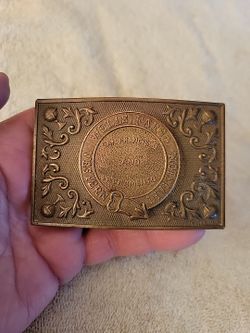 Wells Fargo Western Division San Francisco/Sacramento Tiffany & Co Belt Buckle, Very Rare