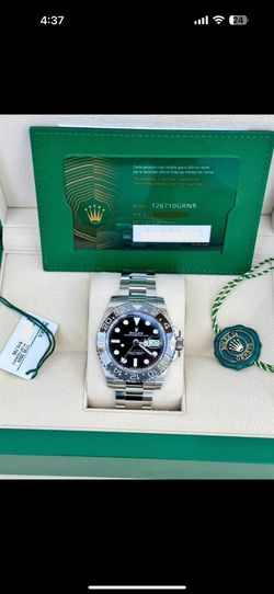 2024 Rolex GMT-Master II 126710GRNR Bruce Wayne Full Set New