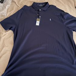 Ralph Lauren Polo Collar Shirt Navy Men’s 2xl 