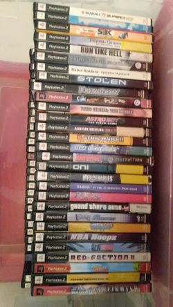 PS2 Games 5$ Each