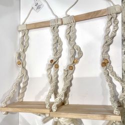 Hanging Wall Shelf Decor (set of 2) Boho Decor