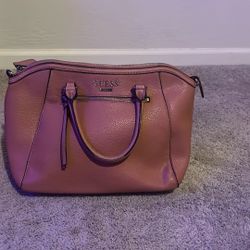 Pinkish-Orange Coach Bag