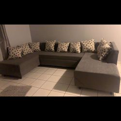 U Sectional Furniture Pillows Included. Brand New