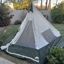 Pyramid Tent- Cute but Fiesty.  Used once.
