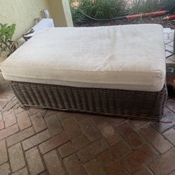 Outdoor Coffee Table Ottoman Large 47x23