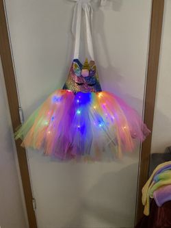 6t Unicorn Light Up Dress 